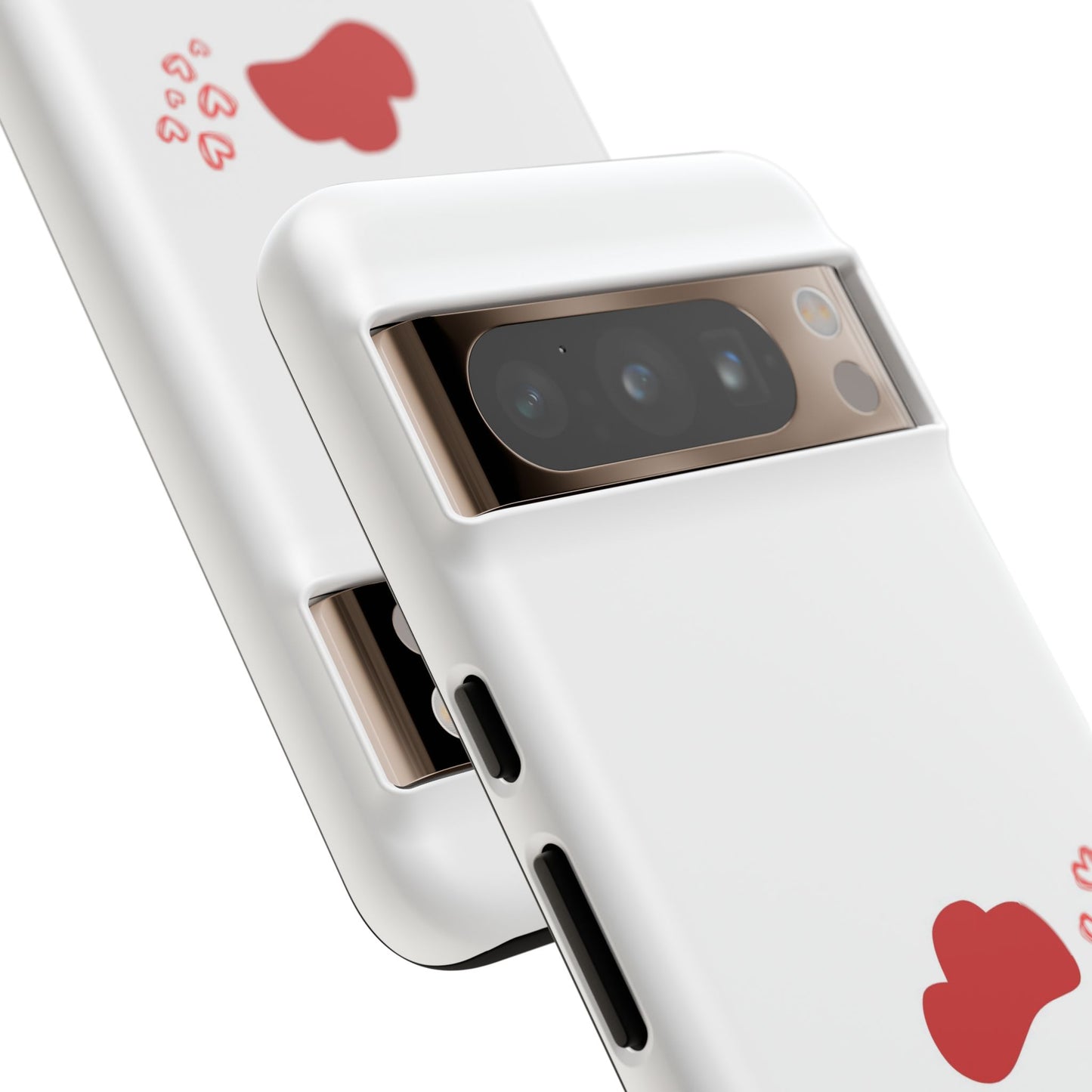 Cute Chicken Phone Case, Tough Cases for Animal Lovers, Valentine's Gift, Farmhouse Decor, Unique Mobile Accessories, Heart Design