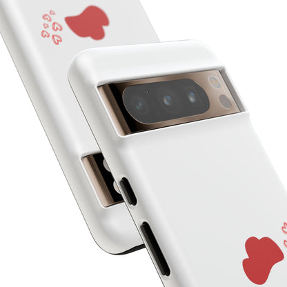 Cute Chicken Phone Case, Tough Cases for Animal Lovers, Valentine's Gift, Farmhouse Decor, Unique Mobile Accessories, Heart Design