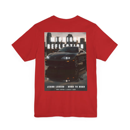 Midnight Reflection Unisex Tee, Casual Streetwear, Car Lovers Gift, Graphic T-Shirt, Everyday Wear, Urban Outfit