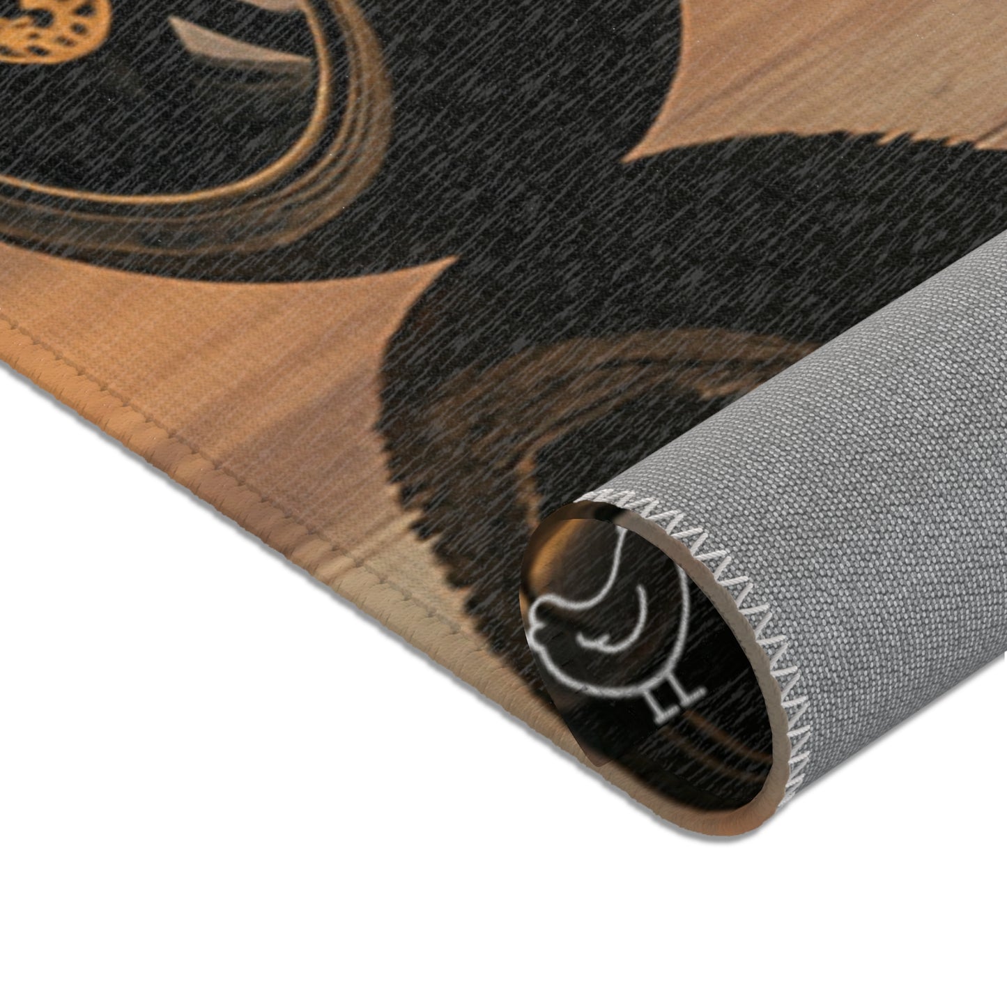 Motorcycle Area Rug - Fireblade Supremacy Design for Bike Enthusiasts