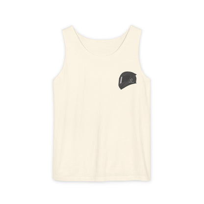 Zx6r Backprint Nice Custom Motorcycle Graphic Tank Top - Unisex Garment-Dyed