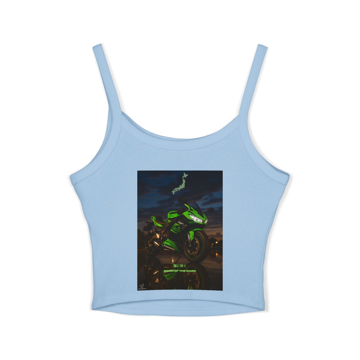 Zx6r Motorcycle Lover's Spaghetti Strap Tank Top | Perfect for Riders & Summer Adventures