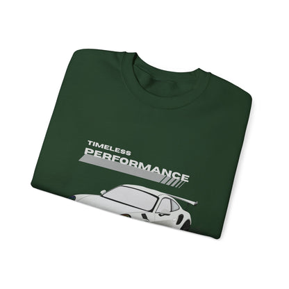Timeless Performance Sweatshirt, Racing Apparel, Car Enthusiast Gift, Unisex Crewneck, Automotive Style, Gift for Him