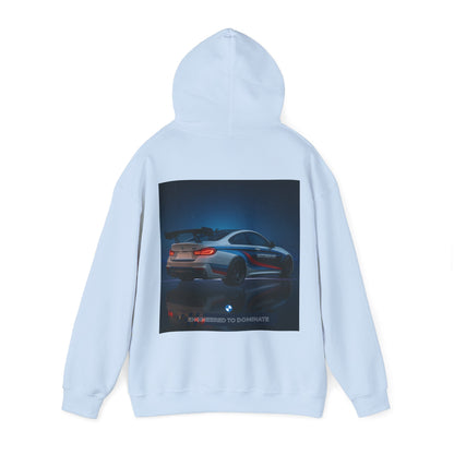 Engineered to Dominate Racing Hoodie - Unisex Heavy Blend Sweatshirt for Car Enthusiasts
