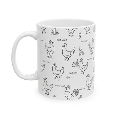 Buck you! Becher
