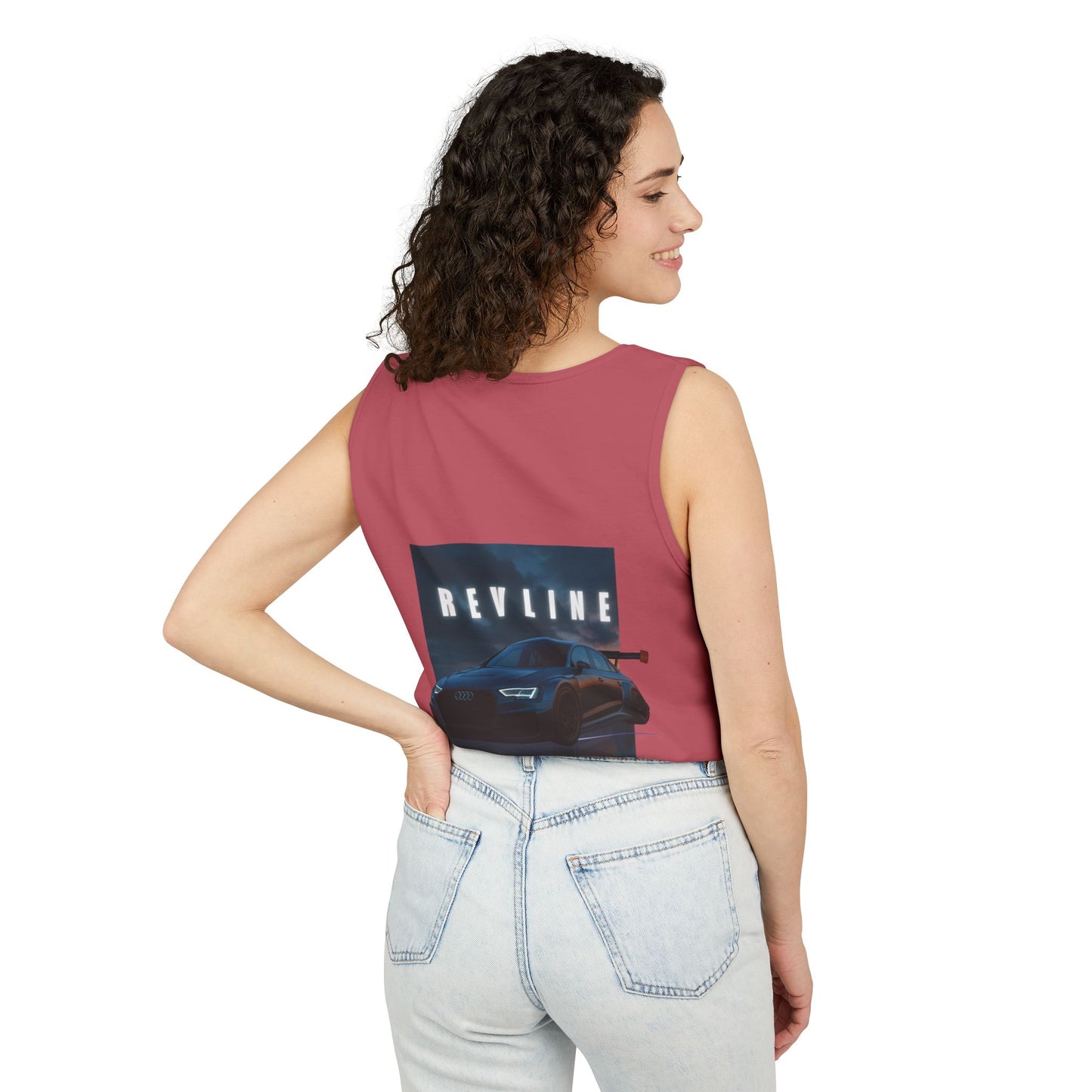 Revline Racing Inspired- Unisex Garment-Dyed Tank Top
