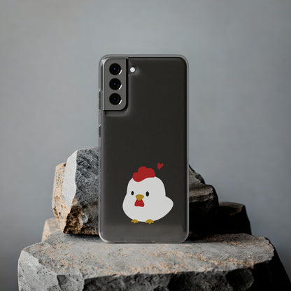 Cute Chicken Soft Phone Case, Animal Phone Cover for Farm Lovers, Gifts for Her, Cute Smartphone Accessory, Chicken Lover Gift