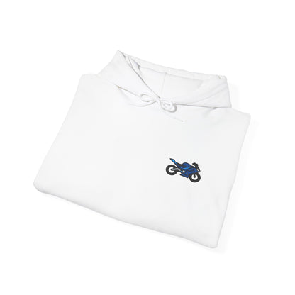 Yamaha inspired Embroidery Minimalist Graphic Hoodie for Casual Style