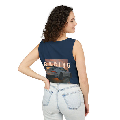 Racing Stututu Car - Unisex Garment-Dyed Tank Top