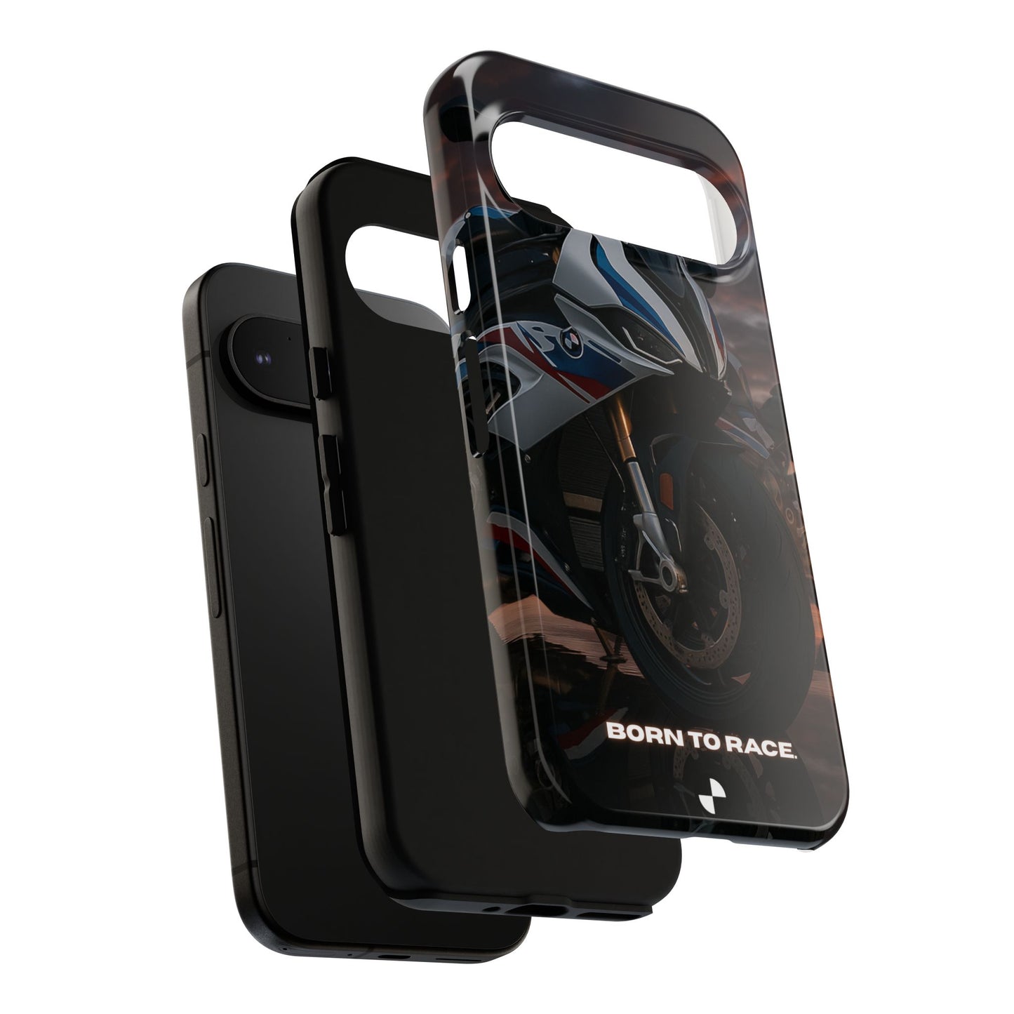 Coque de téléphone pour moto BMW – Design Born to Race