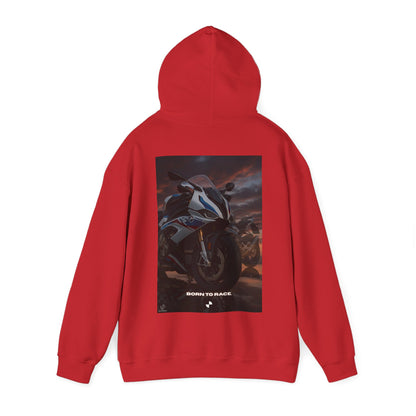 s1000rr Born to Race Unisex Heavy Blend Hoodie - Ideal for Motorcycle Enthusiasts
