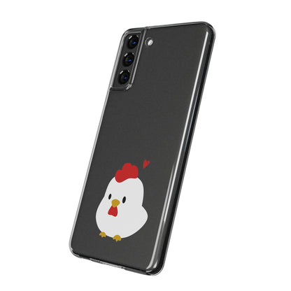 Cute Chicken Soft Phone Case, Animal Phone Cover for Farm Lovers, Gifts for Her, Cute Smartphone Accessory, Chicken Lover Gift