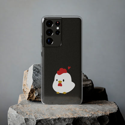 Cute Chicken Soft Phone Case, Animal Phone Cover for Farm Lovers, Gifts for Her, Cute Smartphone Accessory, Chicken Lover Gift