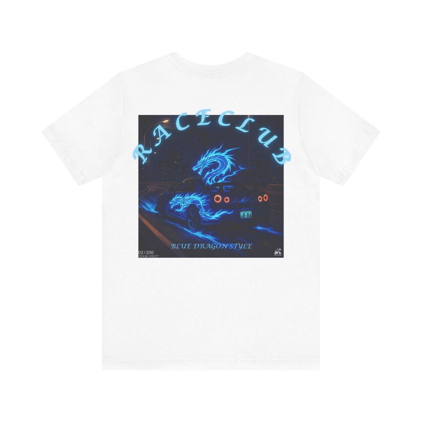 Blue Dragon Race Club Unisex Jersey Tee - Perfect Gift for Car Enthusiasts