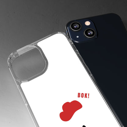 Chicken Design Clear Phone Case, Cute Animal Phone Cover, Fun Gift for Kids, Pet Lovers, Birthday Present, Travel Accessory