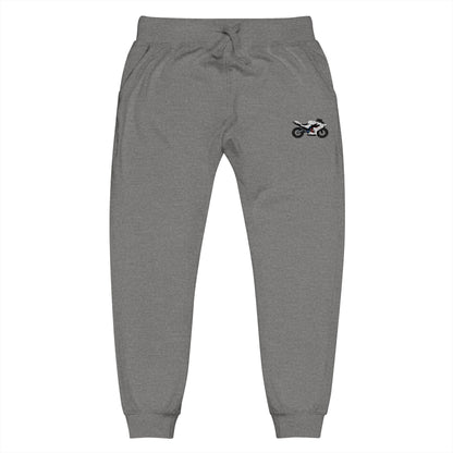 Bmw inspired Embroidered Unisex Fleece Sweatpants, Cozy Lounge Pants for Comfort, Casual Wear, Athleisure, Gifts, Everyday Style