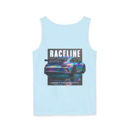 Raceline Holo Inspired Car - Unisex Garment-Dyed Tank Top