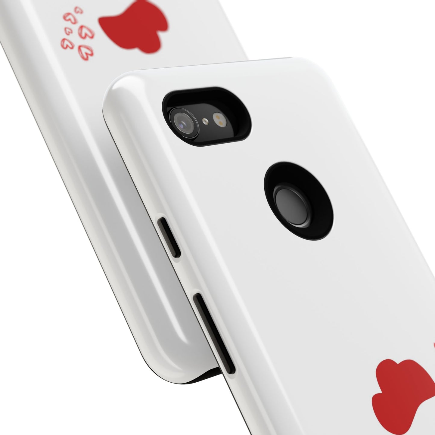 Cute Chicken Phone Case, Tough Cases for Animal Lovers, Valentine's Gift, Farmhouse Decor, Unique Mobile Accessories, Heart Design