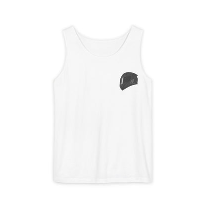 Zx6r Backprint Nice Custom Motorcycle Graphic Tank Top - Unisex Garment-Dyed