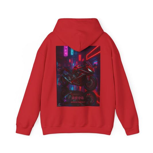 650r Motorcycle Urban Vibes Unisex Hoodie - Neon Night Design