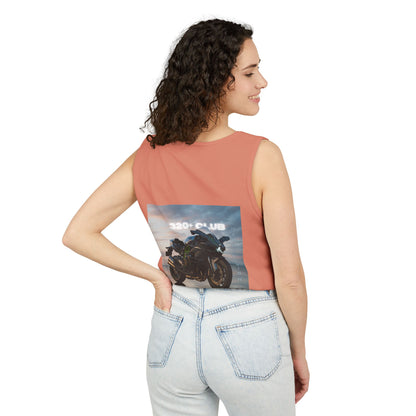 H2R Cool Backprint, Unisex Garment-Dyed Tank Top - 320+ Club Motorcycle Design