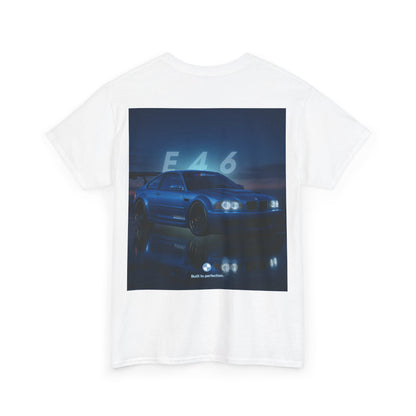 T-shirt graphique E46 Racing - Cadeau pour passionné d'automobile, T-shirt de course, Vêtements de sport automobile, Haut pour amoureux de voitures, Vêtements automobiles
