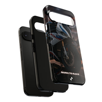 Coque de téléphone pour moto BMW – Design Born to Race