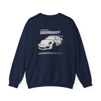 Timeless Performance Sweatshirt, Racing Apparel, Car Enthusiast Gift, Unisex Crewneck, Automotive Style, Gift for Him