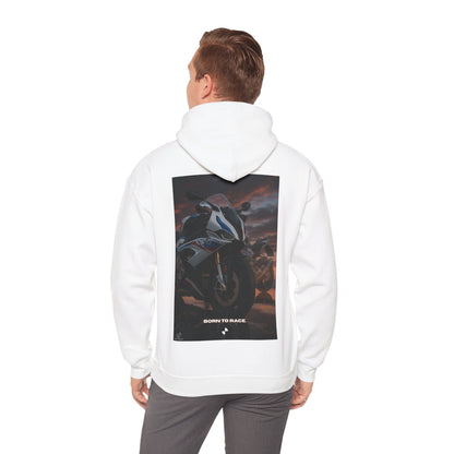 s1000rr Born to Race Unisex Heavy Blend Hoodie - Ideal for Motorcycle Enthusiasts