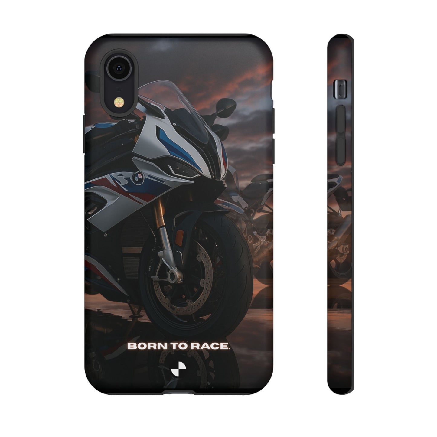 Coque de téléphone pour moto BMW – Design Born to Race