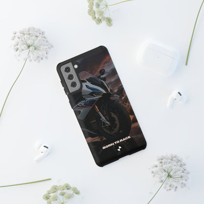 Coque de téléphone pour moto BMW – Design Born to Race