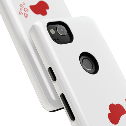 Cute Chicken Phone Case, Tough Cases for Animal Lovers, Valentine's Gift, Farmhouse Decor, Unique Mobile Accessories, Heart Design