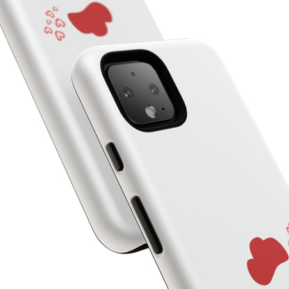 Cute Chicken Phone Case, Tough Cases for Animal Lovers, Valentine's Gift, Farmhouse Decor, Unique Mobile Accessories, Heart Design