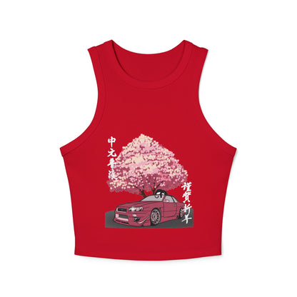 Tokyo Powered Racer Tank Top, Cool Summer Tee, Racing Apparel, Japanese Car Enthusiast Gift, Streetwear Fashion