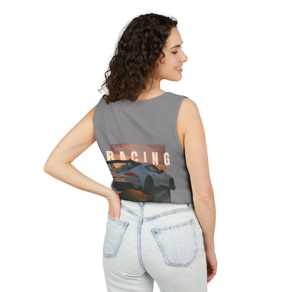 Racing Stututu Car - Unisex Garment-Dyed Tank Top