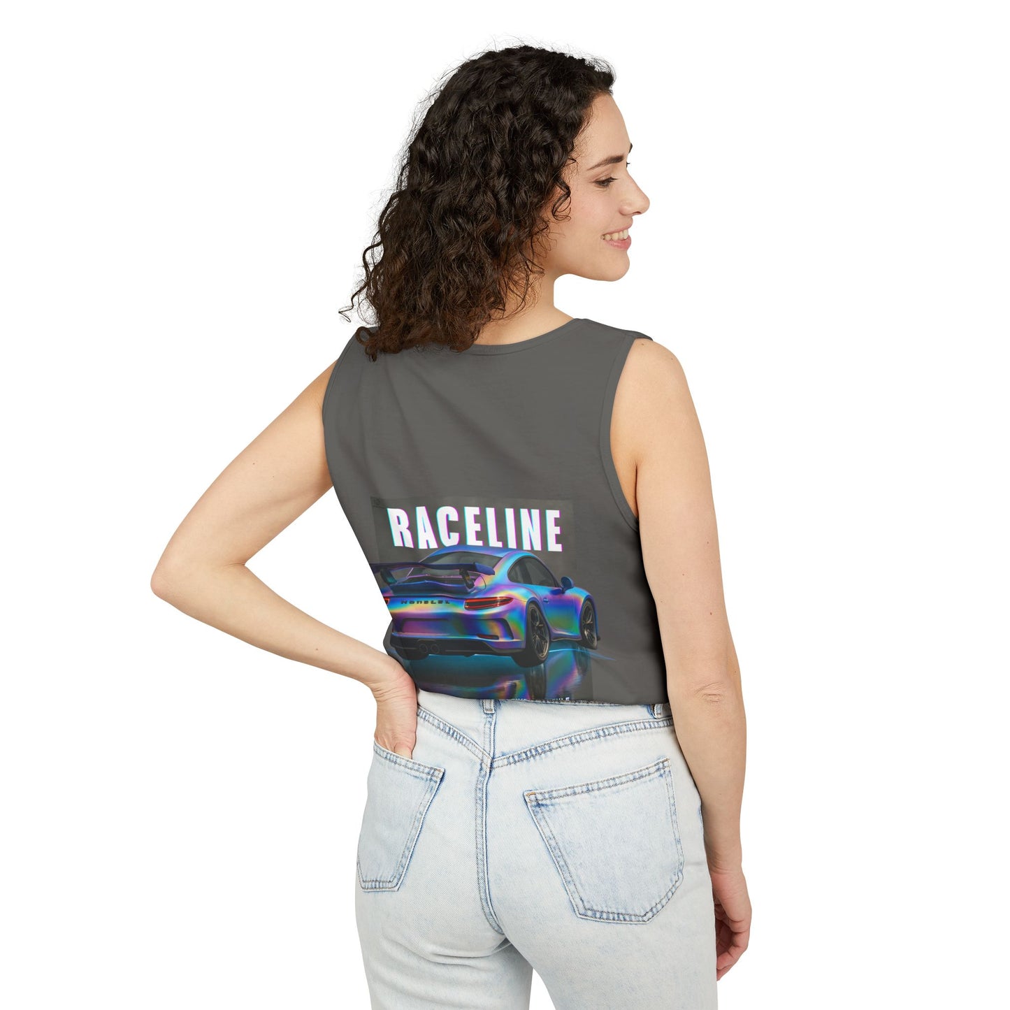 Raceline Holo Inspired Car - Unisex Garment-Dyed Tank Top