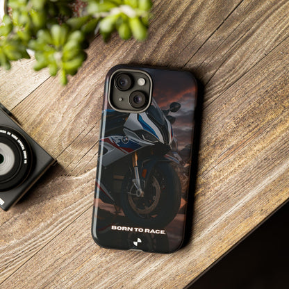 Coque de téléphone pour moto BMW – Design Born to Race