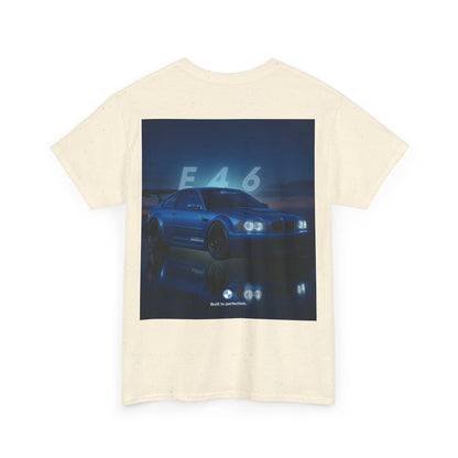 T-shirt graphique E46 Racing - Cadeau pour passionné d'automobile, T-shirt de course, Vêtements de sport automobile, Haut pour amoureux de voitures, Vêtements automobiles