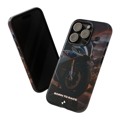 Coque de téléphone pour moto BMW – Design Born to Race