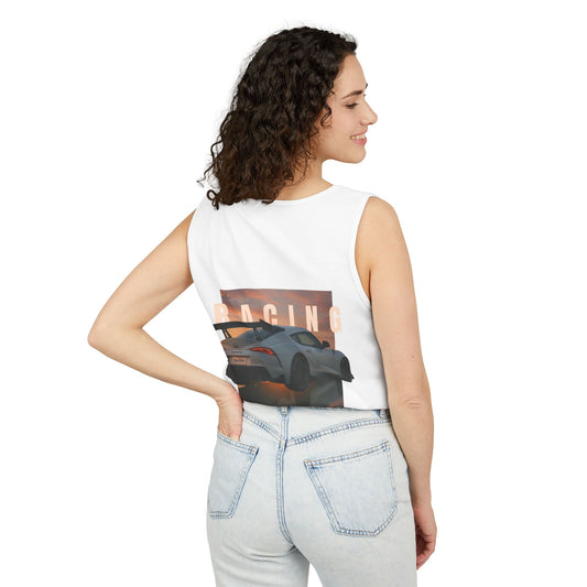 Racing Stututu Car - Unisex Garment-Dyed Tank Top