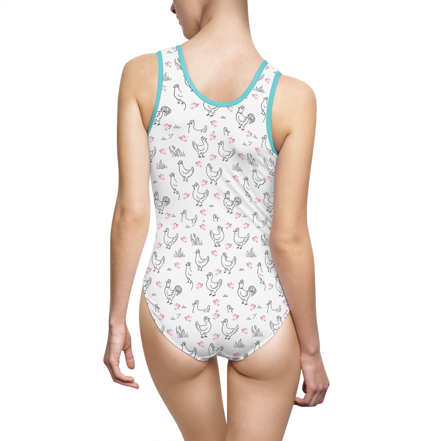 Chicken themed bathing suit