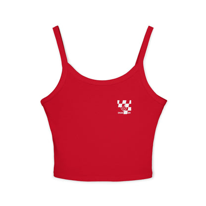 Women's Tank Top - GTI Racing Spaghetti Top with Cool Backprint