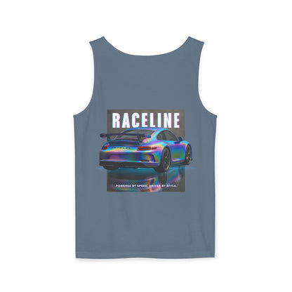 Raceline Holo Inspired Car - Unisex Garment-Dyed Tank Top