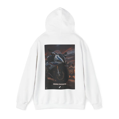 s1000rr Born to Race Unisex Heavy Blend Hoodie - Ideal for Motorcycle Enthusiasts