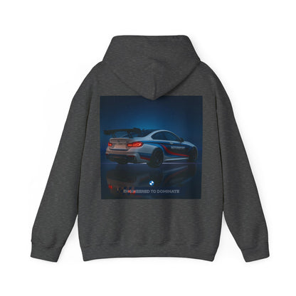 Engineered to Dominate Racing Hoodie - Unisex Heavy Blend Sweatshirt for Car Enthusiasts