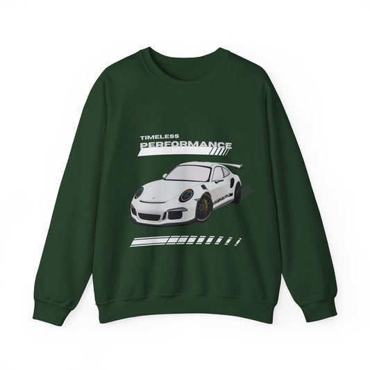 Timeless Performance Sweatshirt, Racing Apparel, Car Enthusiast Gift, Unisex Crewneck, Automotive Style, Gift for Him