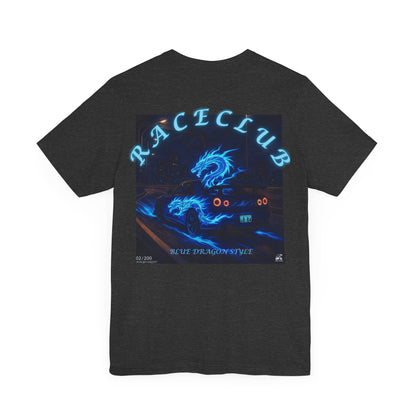 Blue Dragon Race Club Unisex Jersey Tee - Perfect Gift for Car Enthusiasts