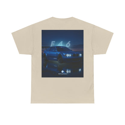T-shirt graphique E46 Racing - Cadeau pour passionné d'automobile, T-shirt de course, Vêtements de sport automobile, Haut pour amoureux de voitures, Vêtements automobiles
