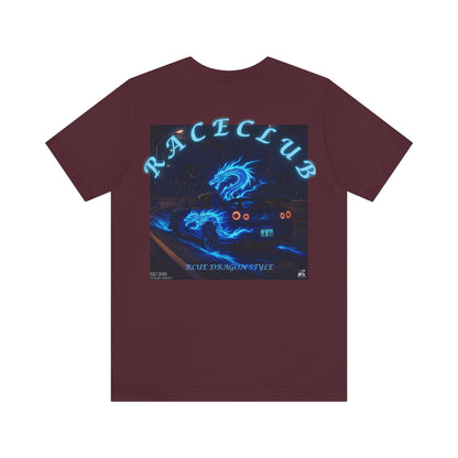Blue Dragon Race Club Unisex Jersey Tee - Perfect Gift for Car Enthusiasts