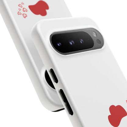Cute Chicken Phone Case, Tough Cases for Animal Lovers, Valentine's Gift, Farmhouse Decor, Unique Mobile Accessories, Heart Design